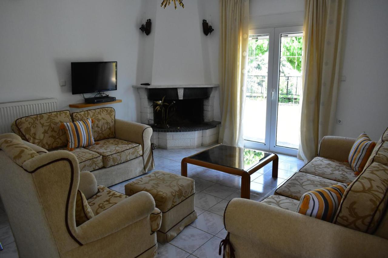 Villa White Clam Vintage House With Sea View & Garden Makrygialos Exterior foto